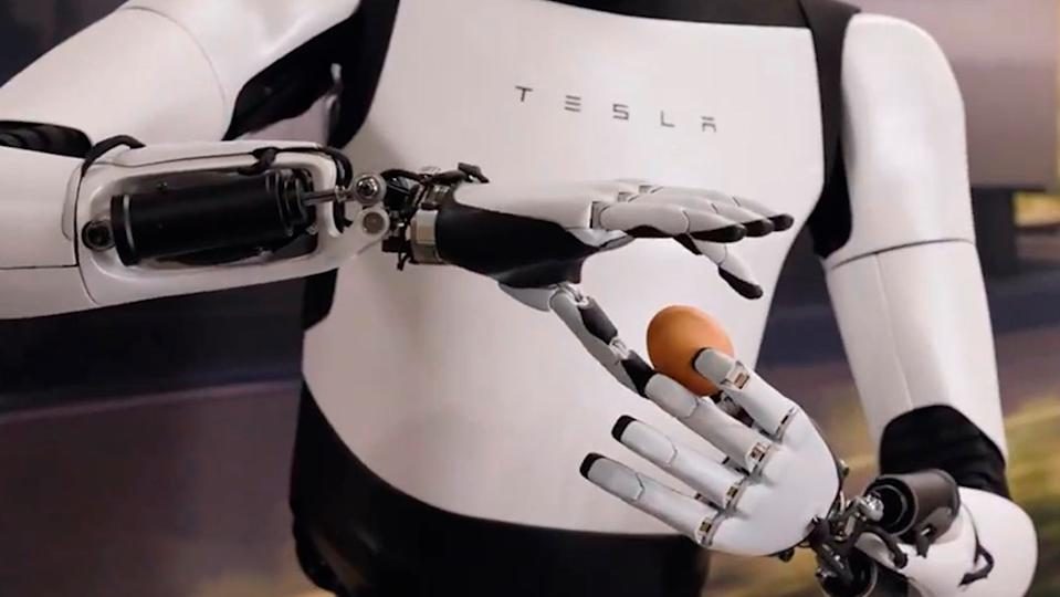 tesla robots