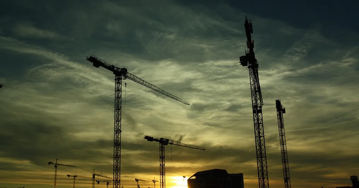 construction, cranes, constructing